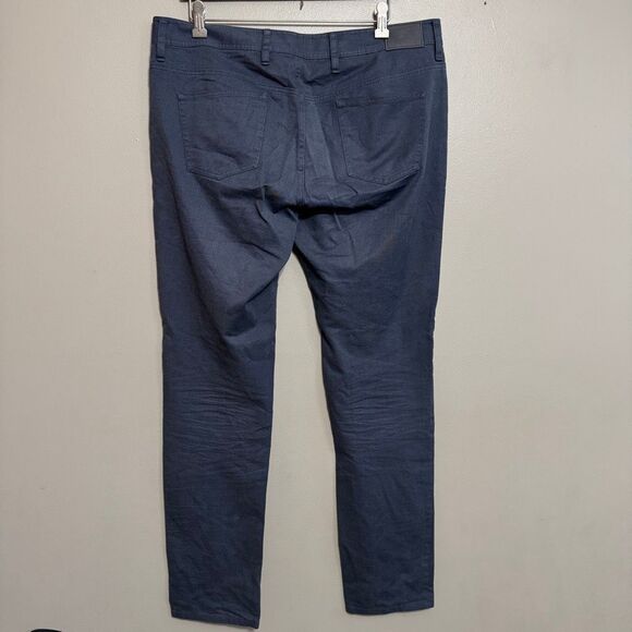 J. Hilburn navy casual men’s pants size 37x33 - Picture 2 of 7